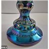 Image 3 : 616. Indiana Glass carnival glass footed compote - 5 1/4 inches tall