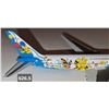 Image 5 : 626. Diecast "Big Shooter" Pokemon Boeing B767 Airplane 1:400 -1990s, new in box