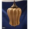 Image 1 : 636. MCM hanging electric swag lamp, with long cord - good condition, needs cleaning