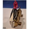 Image 3 : 637. Cast iron MCM 1950s woodpecker toothpick holder