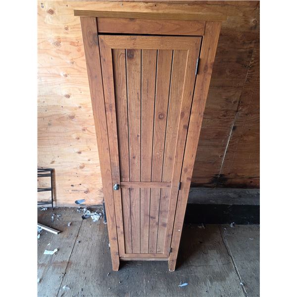 Wooden cabinet- 18" by 16" by 60"H