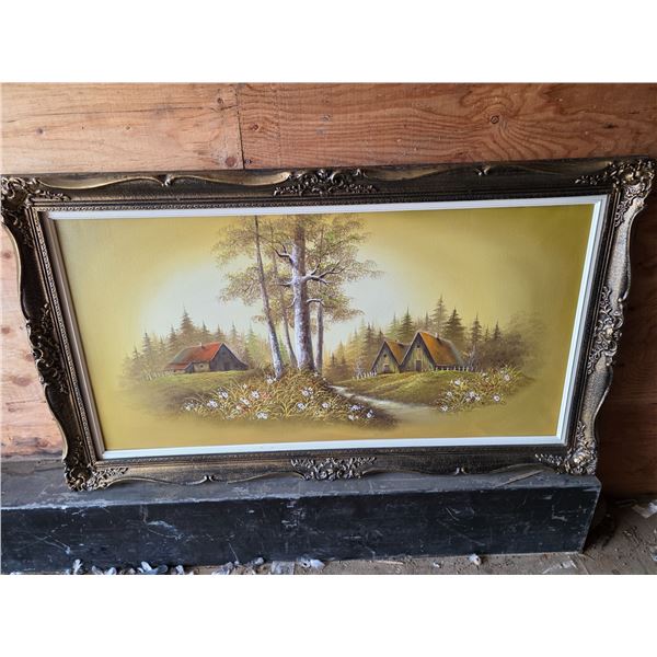 Large canvas painting - 55" by 32"H