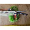 Image 2 : Lot of misc items- mop, cane