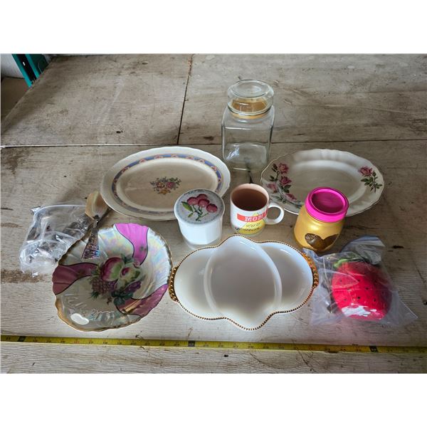 Lot of various glass ware/ dishes