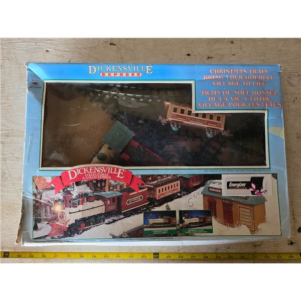 Dickenville toy train set- not complete