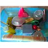 Image 2 : Tub full of kitchen items