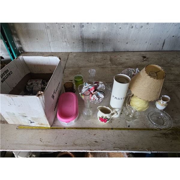 Lot of misc glassware