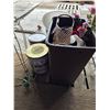 Image 2 : Pallet of misc items- plant stand- 24"H