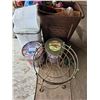 Image 3 : Pallet of misc items- plant stand- 24"H