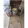 Image 4 : Pallet of misc items- plant stand- 24"H