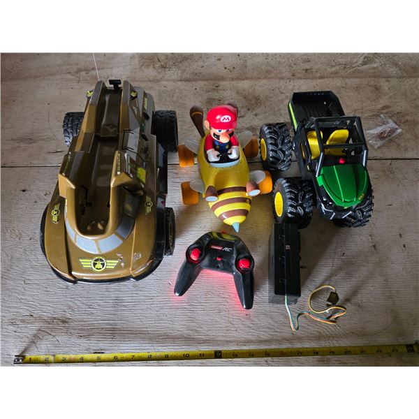 3 toys- 1 rc car