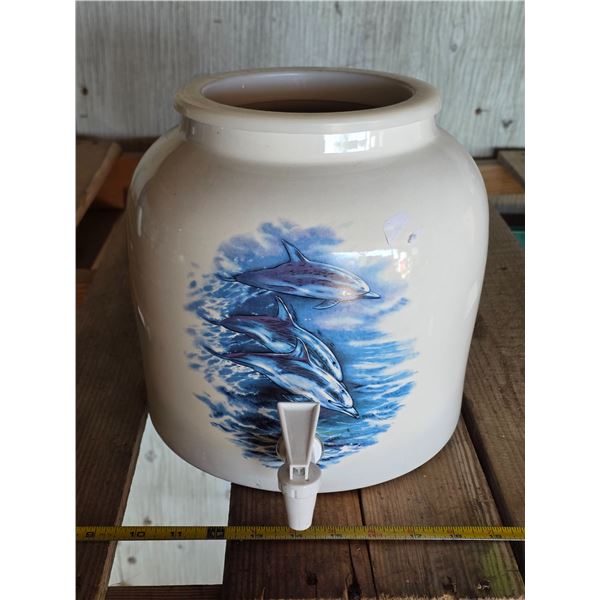 Water jug with dispenser- 10"H