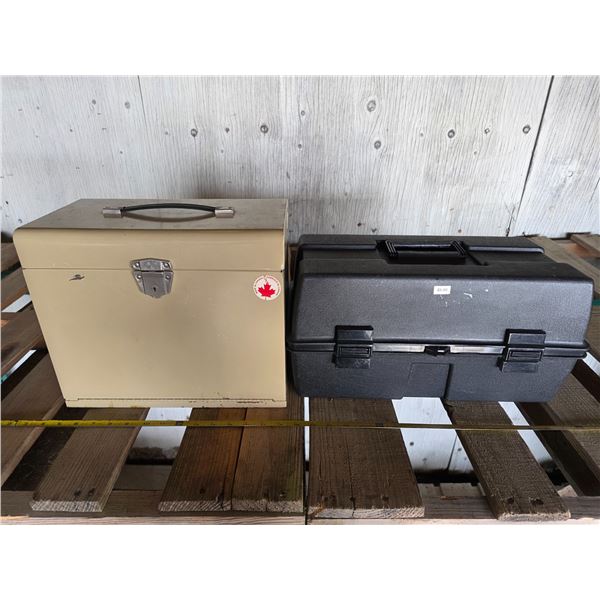 Portable filing cabinet and tackle box