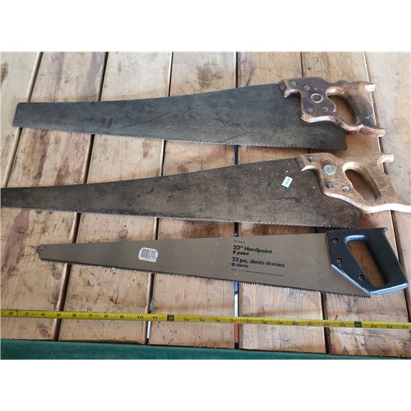 3 handsaws