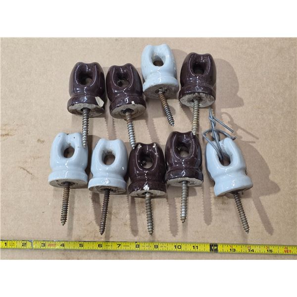 Ceramic screw insulators