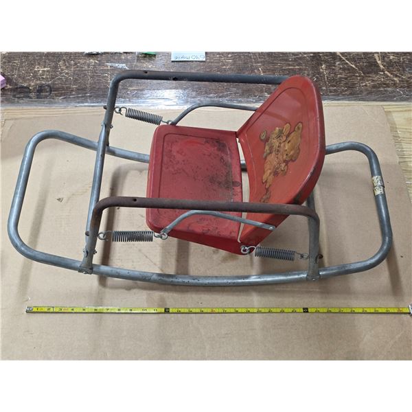 Vintage child's rocker- 33"L