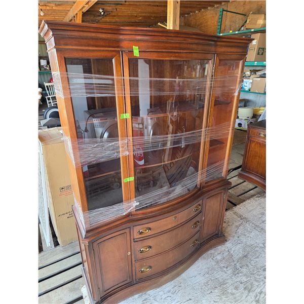 Buffet and hutch- 48" by 13" by 69"H
