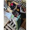 Image 1 : Pallet of misc items- air mattress, bags