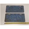 Image 2 : 1932 Saskatchewan License Plate. (In Pair)