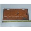 Image 2 : 1936 Saskatchewan License Plate.