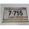 Image 1 : 1937 Saskatchewan License Plate. (Farm Truck)