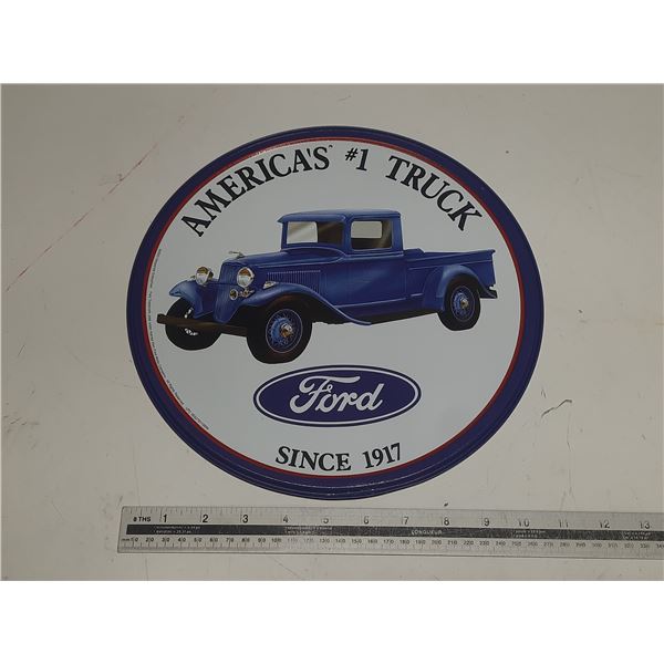 Ford 12" Metal Sign.