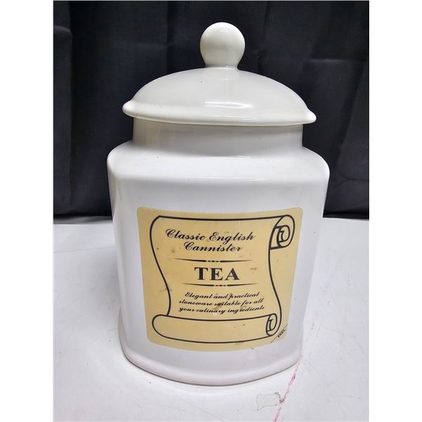 Ceramic Tea Cannister – Has Crack near Top (Repaired)
