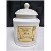 Image 1 : Ceramic Tea Cannister – Has Crack near Top (Repaired)