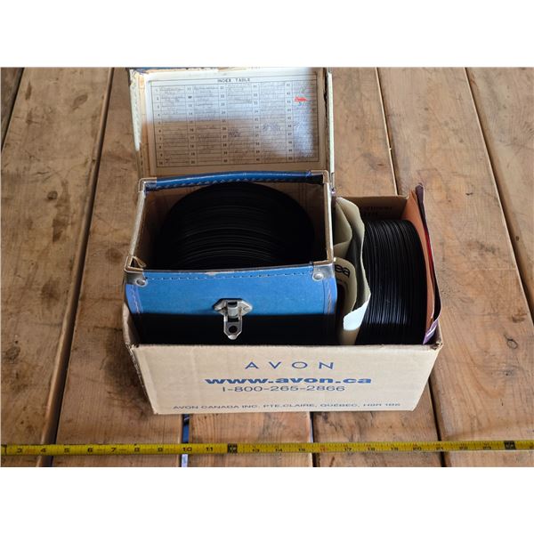 Box of misc records