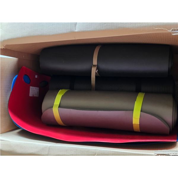 Yoga mats and crazy carpets
