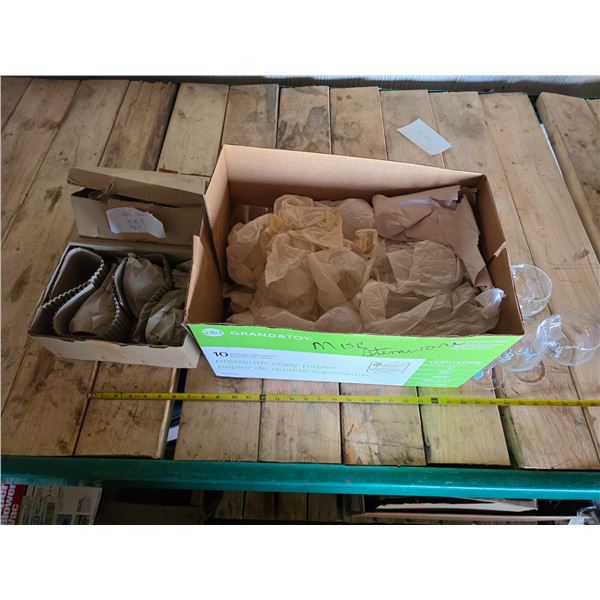 Lot of misc glassware