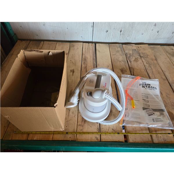 Drain weasel and clothes steamer