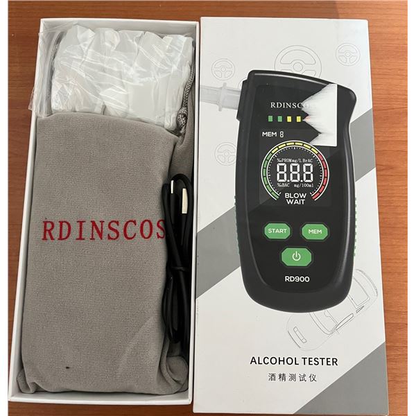 Breathalyzer. Alcohol level tester. New. Clean. Original package. Never used.