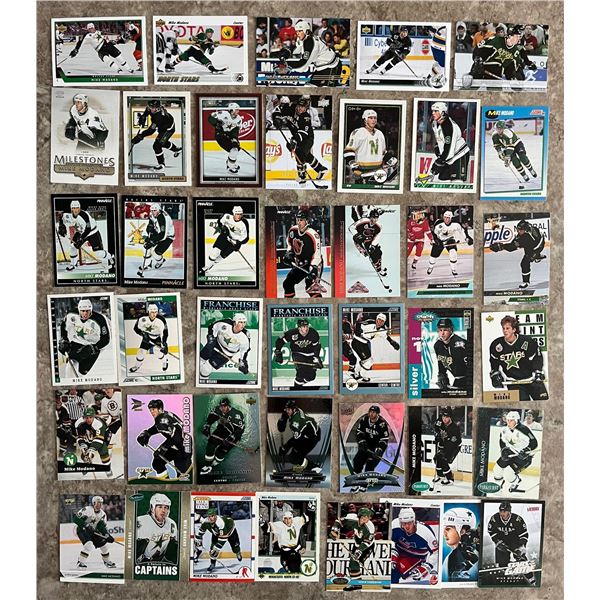 Mike Modano lot of 40 different cards.