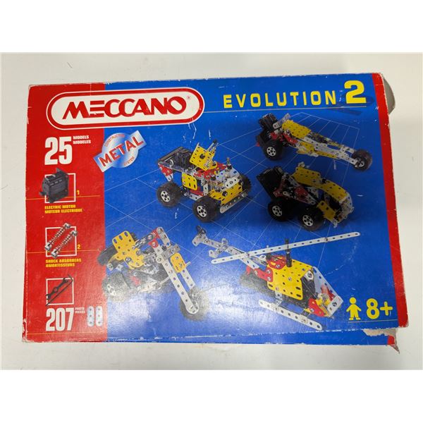 Meccano Evolution 2 Kit Set w/ original box and Instructions