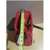Image 3 : Red 20-liter steel jerry can with spout.