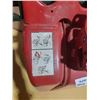 Image 4 : Red 20-liter steel jerry can with spout.