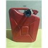 Image 5 : Red 20-liter steel jerry can with spout.