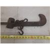 Image 2 : Antique beam scale for weighing heavy items. (Length 38")