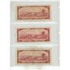 Image 2 : (6) 1954 Canada Two Dollars.