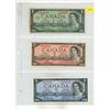 Image 1 : 1967 Canada One Dollar and 1954 Canada Two and Five Dollars (Uncirculated).
