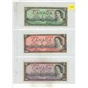 Image 1 : 1954 Canada One, Two (Uncirculated), Ten Dollars.
