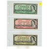 Image 1 : 1954 Canada One, Two, Twenty Dollars.
