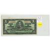 Image 1 : 1937 $1. Gordon-Towers signatures. Wide Signature Panel. N/L Prefix. BC-21c. VF20.