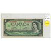 Image 1 : 1967 $1 Replacement. Beattie-Rasminsky signatures. *B/M Replacement Prefix. BC-45bA-i. Fine15.