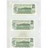 Image 2 : Set of 3 Consecutive Serial Number 1973 $1 notes. Crow-Bouey signatures. AMZ Prefix. Serial Numbers 
