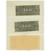 Image 2 : Set of 3 Counterfeit Confederate States of America notes. $100, $500 and $1000. None of these notes 