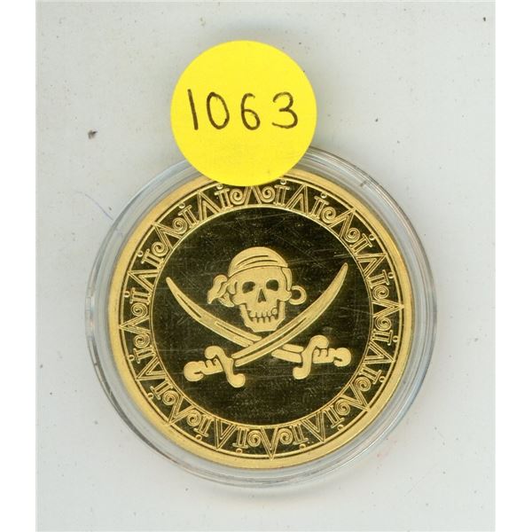 Pirate medal. BU.