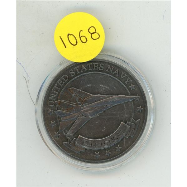 Copy of U.S. Navy F-14 Tombac medal. BU.