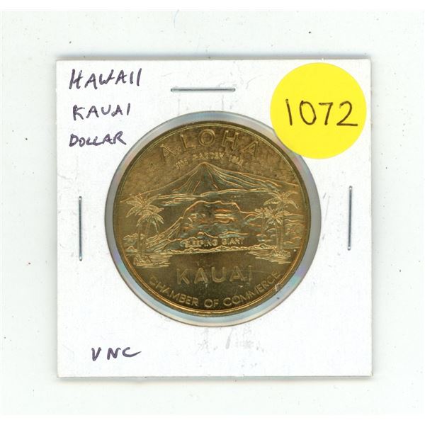 Hawaii Kauai Dollar. Uncirculated.